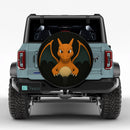 Charizard Pokemon Zipper Jeep Car Spare Tire Cover
