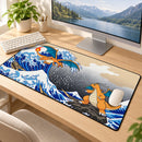 Charizard  x Dragonite Pokemon The Great Wave Desk Mat
