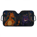 Charizard x Gengar Pokemon Car Auto Sunshades
