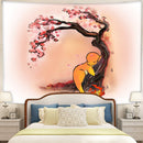Charmander Pokemon Cherry Blossom Tapestry