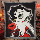 Betty Boop Woven Throw Blanket