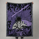 Sasuke Susanoo Anime Woven Throw Blanket
