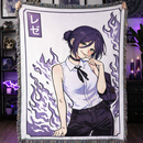 Zere Chainsaw Man Japan Style Woven Throw Blanket