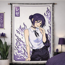 Zere Chainsaw Man Japan Style Woven Throw Blanket