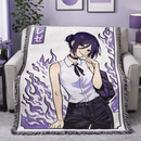 Zere Chainsaw Man Japan Style Woven Throw Blanket