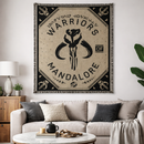 Star Wars Mandalore Warriors Retro Woven Throw Blanket