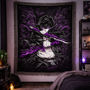 Anime Solo Leveling Woven Throw Blanket