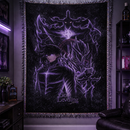 Shadow Monarch Solo Leveling Woven Throw Blanket