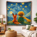 The Little Prince Starry Night Woven Throw Blanket