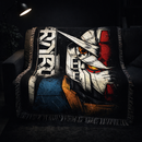 Gundam Face Retro Woven Throw Blanket