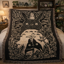 Totoro Ghibli Studio Woven Throw Blanket