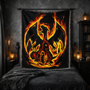 Charizard Evolutions Woven Throw Blanket