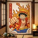 Monkey D. Luffy Japan Style Woven Throw Blanket