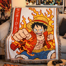 Monkey D. Luffy Japan Style Woven Throw Blanket