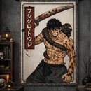 Toji Jujutsu Kaisen Japan Style Woven Throw Blanket