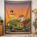 Dragon Ball Z Retro Trip Woven Throw Blanket