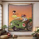 Dragon Ball Z Retro Trip Woven Throw Blanket