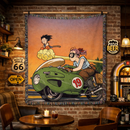 Dragon Ball Z Retro Trip Woven Throw Blanket