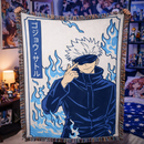 Gojo Satoru Jujutsu Kaisen Japan Anime Woven Throw Blanket