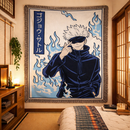 Gojo Satoru Jujutsu Kaisen Japan Anime Woven Throw Blanket