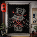 Choso Kamo Jujutsu Kaisen Woven Throw Blanket