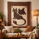 Toothless How To Train Your Dragon Woven Throw Blanket