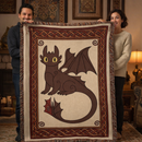 Toothless How To Train Your Dragon Woven Throw Blanket