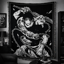 Toji Fushiguro Jujutsu Kaisen Woven Throw Blanket