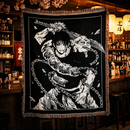 Toji Fushiguro Jujutsu Kaisen Woven Throw Blanket