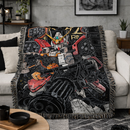 Gumdam Woven Throw Blanket