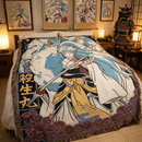 Sesshomaru Inuyasha Anime Woven Throw Blanket