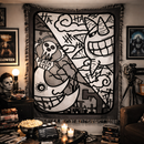Soul Eater Sun Moon Anime Woven Throw Blanket