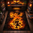 Agumon WarGreymon Digimon Rectangular Area Rug