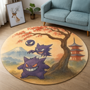 Japan Gengar Haunter Pokemon Round Rug
