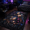 Jinx Powder Arcane Rectangular Area Rug