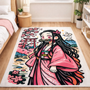 Nezuko Demon Slayer Japan Rectangular Area Rug