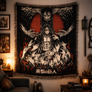Attack On Titans Eren Yeager Woven Throw Blanket
