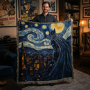 Batman Starry Night Woven Throw Blanket