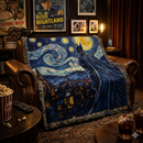 Batman Starry Night Woven Throw Blanket