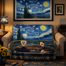 Jujutsu Kaisen Starry Night Woven Throw Blanket