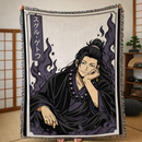 Geto Jujutsu Kaisen Japan Anime Woven Throw Blanket