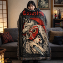 Studio Ghibli Princess Mononoke Woven Throw Blanket