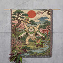 Chespin Quilladin Chesnaught Pokemon Japan Style Woven Throw Blanket