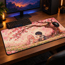 Chibi Hiro x Zero Two Darling in the Franxx Cherry Desk Mat