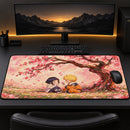 Chibi Naruto x Hinata Cherry Blossom Desk Mat