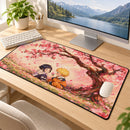 Chibi Naruto x Hinata Cherry Blossom Desk Mat