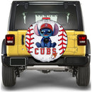 Chicago Cubs Car Spare Tire Cover With Camera Hole
