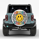 Choose Kindness Smile Face Car Spare Tire Cover