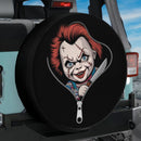 Chucky Horror Movie Unzipped Jeep Car Spare Tire Cover