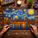New York Starry Night Jigsaw Puzzle